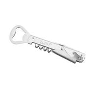 HENDI Tire-bouchon de sommelier BarUp 3 fonctions, lame coupe-capsule, décapsuleur, 142x36x(H)10mm, acier inoxydable
