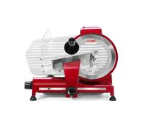 Hendi Trancheuse électrique Profi Line 250 – lame Ø250 mm, épaisseur 0-12 mm, 320W, 220-240V, rouge