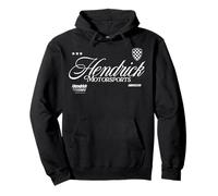 Hendrick Motorsports Classic Cursive Text & Checkered Shield Sweat à Capuche