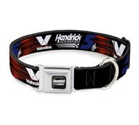 Hendrick Motorsports Collier pour Chien avec Boucle de Ceinture de sécurité en métal, Kyle Larson #5 Autographe Valvoline Hendrick Motorsports Noir, 50,8 à 78,7 cm, 3,8 cm de Large