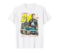 Hendrick Motorsports Jeff Gordon #24 Distressed Poster T-Shirt, Homme, Blanc, XL