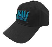 Hendrix Jimi - Cappello (Unisex-U) Blue Stencil Logo (Nero) [Import]