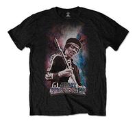 Hendrix Jimi - T-Shirt # M Unisex Black # Galaxy [Import]