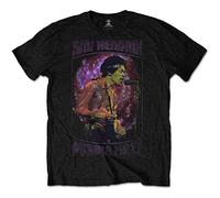 Hendrix Jimi - T-Shirt # M Unisex Black # Purple Haze Frame