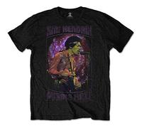 Hendrix Jimi - T-Shirt # Xxl Unisex Black # Purple Haze Frame