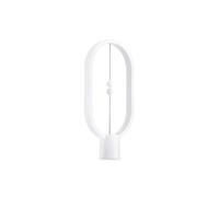 Lampe de chevet GENERIQUE Heng balance lampe à LED alimentée par USB avec interrupteur magnétique Ellipse Blanc