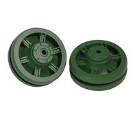 HENG LONG JAGDPANTHER 3869 Jeu de roues en plastique pour char 1:16 Pièce de rechange pour modèles de marque : Heng Long, Taige Torro 69-007