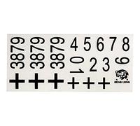 HENG LONG Set d'autocollants originaux - Pour char RC 1:16 modèle 3879 Panther G - Pièce de rechange pour modèles de marque : Heng Long, Taigen, Torro 79-089