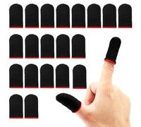 HENGBIRD 20 pcs Manchons De Doigt De Manchons De Doigt De Jeu, Manchon De Doigt De Jeu Mobile Manchon De Doigt pour Écran Tactile Gants De Doigt Couverture De Doigt Respirant Manchons De Pouce