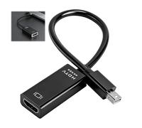 HENGBIRD Adaptateur Mini DisplayPort vers HDMI 4K, Mini DP vers HDMI pour Thunderbolt 2 MacBook Pro Air iMac Surface Pro, transmission 4K stable avec connecteur plaqué or pour présentation de bureau