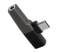 HENGBIRD Adaptateur USB C vers jack 2 en 1 pour casque - Adaptateur USB C vers jack 3,5 mm - Type C - Compatible avec iPhone 15 Pro Max, iPad Pro/Mini 6, Galaxy S24 Ultra S23, Huawei Xiaomi, gris