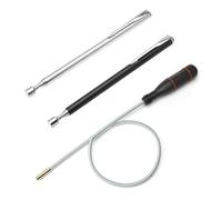 HENGBIRD Barre magnétique 3 pièces, Barre télescopique Barre magnétique de levage télescopique pour la réparation automobile, les machines-outils, l'utilisation quotidienne