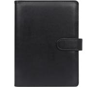 HENGBIRD - Classeur à anneaux A5 - En cuir synthétique - Format A5 - Organiseur pour ordinateur portable - Pour bureau, école et voyage