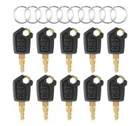 HENGBIRD Lot de 10 clés d'allumage 5P8500 universelles pour machines lourdes/bulldozer Caterpillar (CAT), équipement lourd, interrupteur d'allumage, clé de démarrage de rechange