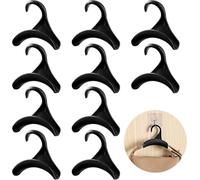 HENGBIRD Lot de 10 crochets de suspension pour sac à main - En polypropylène - Pour suspendre des sacs à dos, sacs d'école, ceintures, écharpes