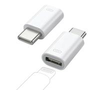 HENGBIRD Lot de 2 adaptateurs vers USB C 27 W PD avec Charge Rapide et Transfert de données Compatible avec iPhone 17, 16, 15, iPad, MacBook, Galaxy S25/S24, ne Convient Pas pour Audio/OTG