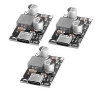 HENGBIRD Lot de 3 modules de charge rapide PD65W 12 V-30 V vers USB-C PD3.1 Qc3.0 avec port de type C, régulateur de tension USB Buck Convertisseur Dc-Dc Step Down Module pour charge rapide du