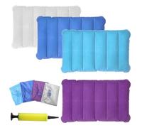 HENGBIRD Lot de 4 coussins gonflables, pour le camping, les voyages, la plage, le camping, la plage