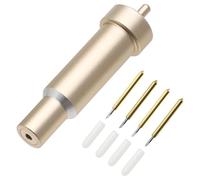 HENGBIRD Lot de 4 Lames de Rechange de Qualité Supérieure Avec Boîtier, Compatibles Avec Cricut Maker, Maker 3, Air 3, Air 2, Explore 3 (Doré)