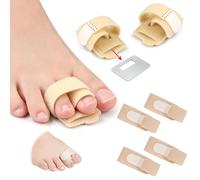 HENGBIRD Lot de 6 correcteurs d'orteils, redresseur orteill, attelle orteil cassé, orthese orteil en griffe, Correction des petits orteilss, Pour la correction des orteils et des doigts