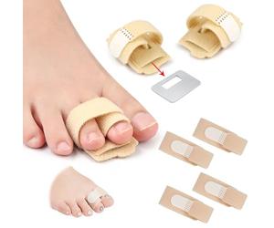 HENGBIRD Lot de 6 correcteurs d'orteils, redresseur orteill, attelle orteil cassé, orthese orteil en griffe, Correction des petits orteilss, Pour la correction des orteils et des doigts