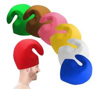 HENGBIRD Lot de 7 chapeau nains de Schtroumpf novateur, Chapeaux de Nains, chapeau d'elfe, chapeau d'elfe, chapeau amusant, chapeau de carnaval, costume amusant, parfait pour les fêtes costumées