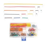 HENGBIRD Set de câbles breadboard 560 pièces ponts type U 14 longueurs kit de câblage pour prototypes circuits de test projets LED école études et électronique DIY