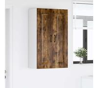 HengCaDa Front de lave-vaisselle Kalmar en chêne fumé 60 x 31 x 100 cm avec beaucoup d'espace de rangement pour cuisines modernes, matériau en bois de qualité supérieure, 2 portes, 3 étagères, idéal