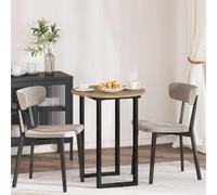 HengCaDa Plateau de table rond en bois de chêne artisanal Ø 60 cm pour meubles à faire soi-même, table à manger, table basse, bureau, surface intérieure durable, idéal pour les projets de rénovation