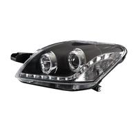 HENGCHUG Lampes avant compatibles avec Toyota Vios 2008-2013 LED Phares automatiques Assemblage Mise à niveau Haute Configuration Accessoires de lentille de projecteur