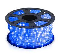 Hengda 20M Tube Lumineux Extérieur LED Guirlande Lumineuse Décoration Noël et Adapteur d’alimentation Bleu