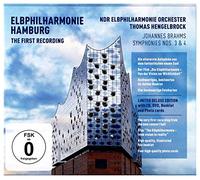 NDR ELBPHILHARMONIE ORCHESTER- SINFONIEN 3&4 (LIMITED DELUXE) BRAHMS CD+DVD NEUF