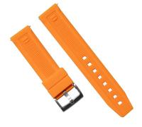 hengfento2 Bracelet de montre de rechange en caoutchouc de silicone pour Tag Heuer Aquaracer Formula F1 20 mm, Orange, 20MM