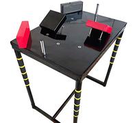 HENGGE Table Bras De Fer Standard, Bras Table De Lutte avec La Force du Poignet Amovible pour Une Utilisation dans Le Gymnase À Domicile,Noir