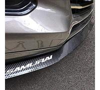 HengJia Auto Parts - Séparateur Universel en Fibre de Carbone pour Pare-Chocs Avant, Jupe latérale, Protection 100% étanche (2,5 mètres, Noir)