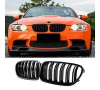 Hengjiayao E92 E93 Calandre pour BMW Série 3 E92 E93 Grille Noir Facelift rein Coupé E92 E93 M3 Double pont Noir brillant Série 3 2006-2009 Calandre avant (pour Série 3 E92 2006-2009)