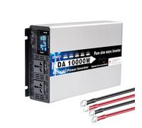 HENGJINGTR 10000W DC12V / 24V / 48V / 60V / 72V À 110V / 230V Inverteurs Et Convertisseurs Pure Sinus Wave Off Grid Solar Power Inverter avec Écran LCD pour Le Camping,12v,230V 60Hz