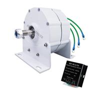 HENGJINGTR 12v,12000W 48V 96V 120V 220V DIY AC Alternateur Moteur à Aimant Permanent, générateur d'énergie Libre Énergie Alternative (avec Base)