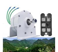 HENGJINGTR 12v,Générateur éolien à Courant Alternatif 3000W Basse Vitesse, alternateur à Aimant Permanent Stable AC 220V 12V 24V 48V 3 Phases, kit Efficace pour éolienne ou Turbine à Eau