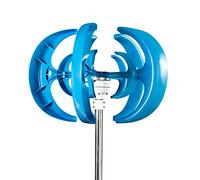 HENGJINGTR 220V éolienne Verticale générateur, 19000W 12V 24V 48V 3 Phases avec 5 Lames sans Bruit éolienne Portable, générateur Maison RV Ferme éolienne système Solaire Hybride,220v