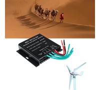 HENGJINGTR 24v,Contrôleur de Charge Hybride MPPT Solaire et éolien 12V 24V 48V 16A 300W-10000W régulateur de Charge éolienne MPPT PWM