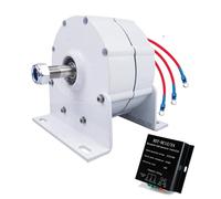 HENGJINGTR 48V,16000W sans Bruit 220V Basse Vitesse 3 Phases Alternateur Permanent pour Un Usage Domestique dans Les éoliennes et Les turbines à Eau