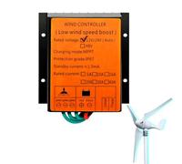 HENGJINGTR 48V,Contrôleur 12V / 24V / 48V pour éolienne à Usage Domestique Appareil ménager 1000W-3000W Contrôleur de Charge PWM Système Hybride de Vent Solaire