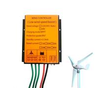 HENGJINGTR 48v,Contrôleur de générateur d'éolienne 12V/24V 300W-1000W MPPT PWM, contrôleur étanche 16A-40A IP67 pour générateur d'éolienne Vertical Horizontal (Jaune)