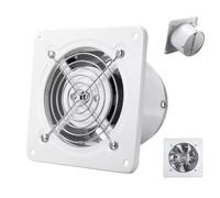 HENGJINGTR 4Inch-8Inch Puissant Ventilateur Mural De Cuisine, Ventilateur D'échappement 110V / 220V pour La Fumée De Cuisson, Débit d'air Élevé, Installation Facile pour La Cuisine,7inch,110V