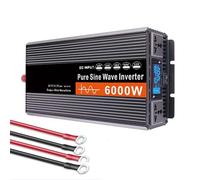 HENGJINGTR 6000W DC 12V/24V/48V/60V/72V Pure Sinus Wave Inverter Chargeur Split Phase DC Entrée AC Sortie 110V/230V Low Frequency Solar Power Inverter Convertisseur,DC 12v,AC 110V