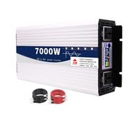 HENGJINGTR 7000W Pure Sine Wave Power Inverter 12V 24V 48V 60V DC À 110V/220V AC Convertisseur De Puissance De Voiture pour Le Camion, RV, Convertisseur D'onduleur D'énergie Solaire,12v to 220v