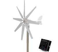 HENGJINGTR Éolienne à axe Vertical Maglev 1500W, éolienne Domestique à énergie Gratuite 12V 24V 48V Basse Vitesse Faible Bruit avec contrôleur,12v