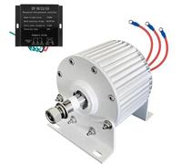HENGJINGTR Générateur d'aimant Permanent 12000w sans engrenage, 750 TR/Min AC CC Power Magnetic Dynamo Water Turbine Hydro Alternateur (12V-220V),220v