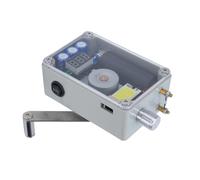 HENGJINGTR Générateur de manivelle Manuel Portable Multifonction extérieur, Chargeur USB, générateur de manivelle, Alimentation d'urgence de Survie pour Voyage, Exploration